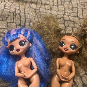 LOL Surprise OMG Fashion Dolls Lot Of 3 Queens Prism, Da Boss & Curl/Crimp Cora